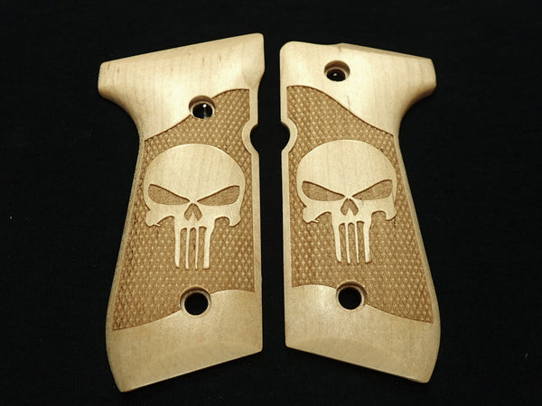 Maple Punisher #2 Beretta 92fs Grips X