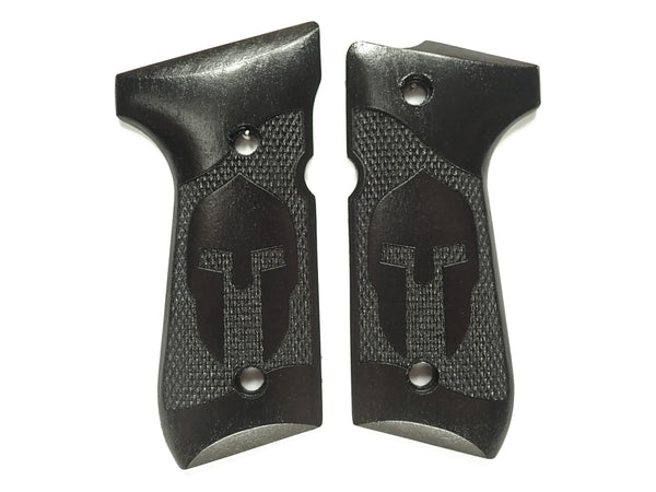 --Ebony Spartan Beretta 92fs Grips