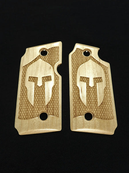 Maple Spartan Sig Sauer P238 Grips
