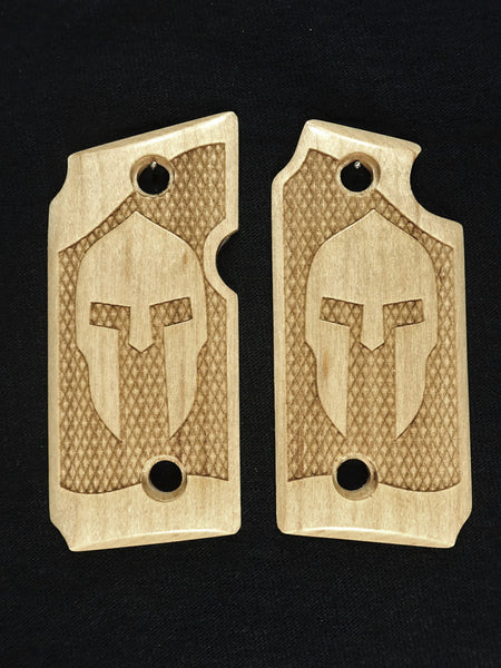 Maple Spartan Sig Sauer P238 Grips