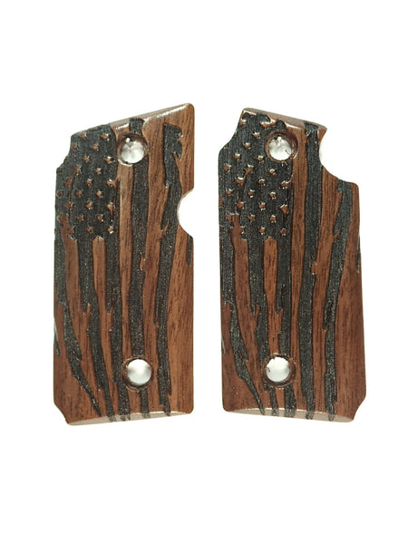 Walnut American Flag Sig Sauer P238 Grips