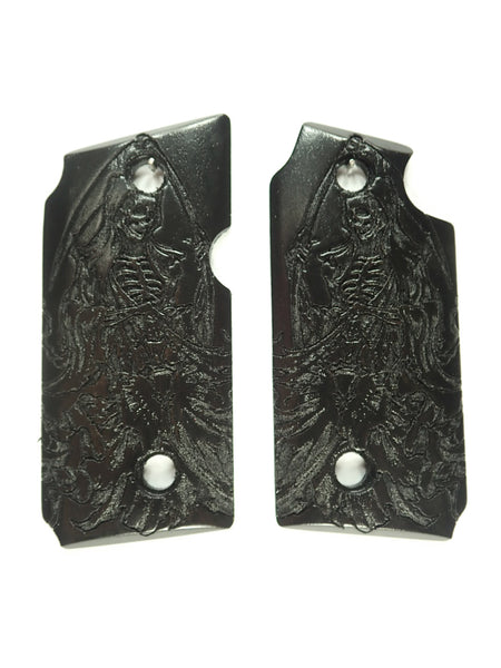 --Ebony Grim Reaper Sig Sauer P238 Grips