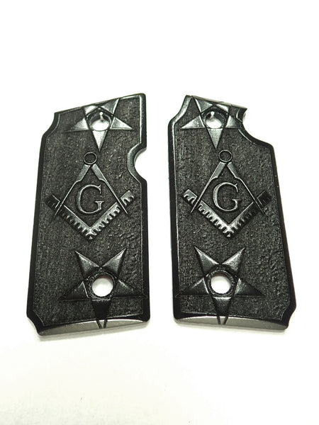 --Ebony Masonic Sig Sauer P238 Grips