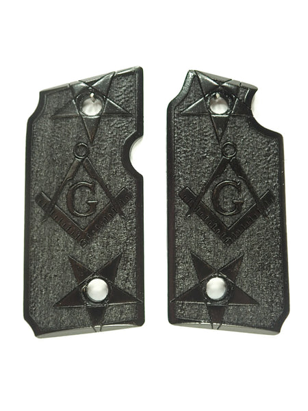 --Ebony Masonic Sig Sauer P238 Grips
