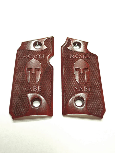 --Rosewood Molon Labe Spartan Sig Sauer P238 Grips