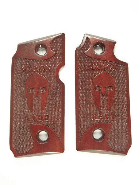 --Rosewood Molon Labe Spartan Sig Sauer P238 Grips