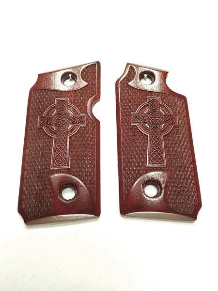 Rosewood Celtic Cross Sig Sauer P238 Grips