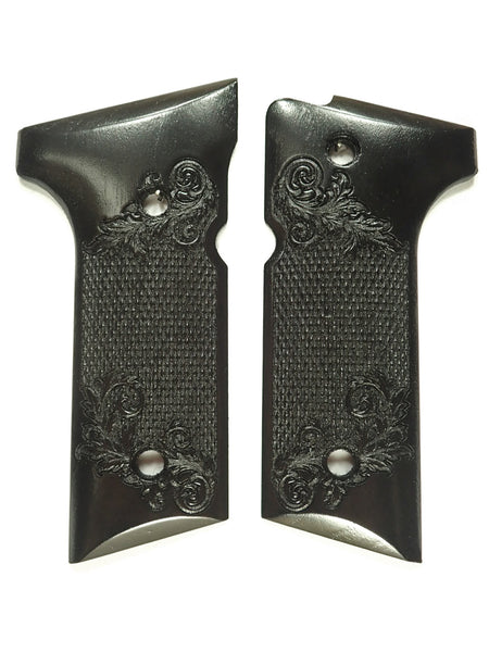 Ebony Floral Checkered Beretta 92x, Vertec, M9A3 Grips