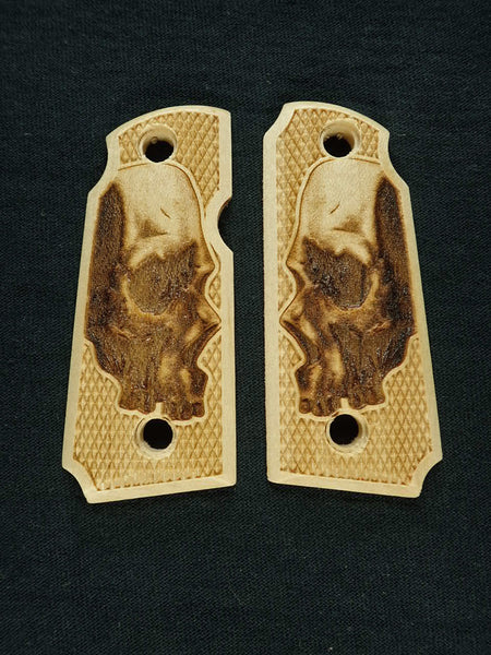 Maple Skull Kimber Micro 380 Grips