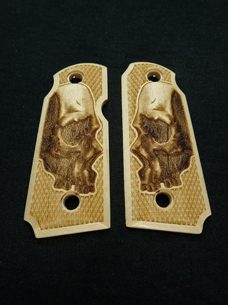 Maple Skull Kimber Micro 380 Grips