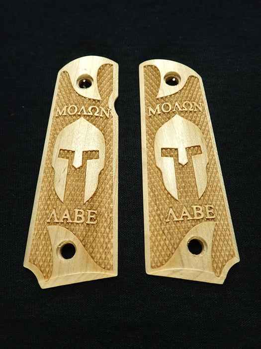 Maple Molon Labe Spartan #1 Grips Compatible/Replacement for Browning 1911-22 1911-380 X