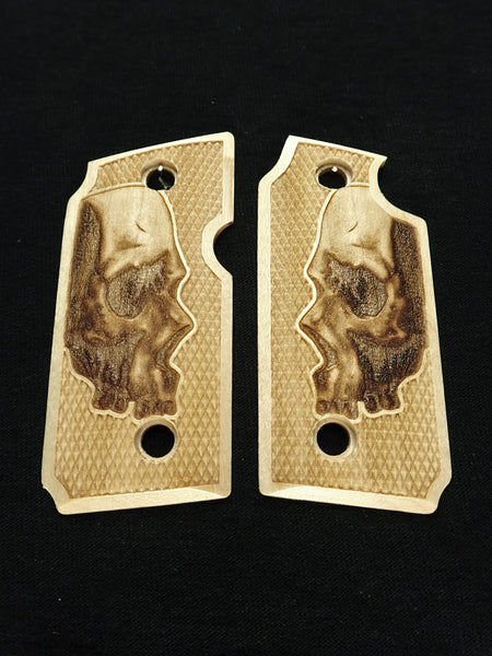 Maple Skull Sig Sauer P238 Grips