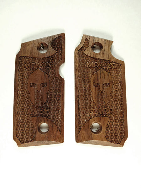 Walnut Molon Labe Spartan #1 Sig Sauer P238 Grips X