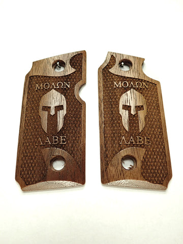Walnut Molon Labe Spartan #1 Sig Sauer P238 Grips X