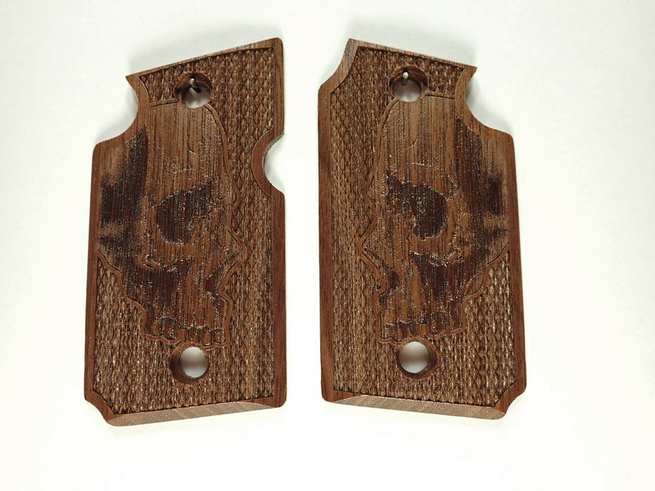 Walnut Skull Sig Sauer P938 Grips X