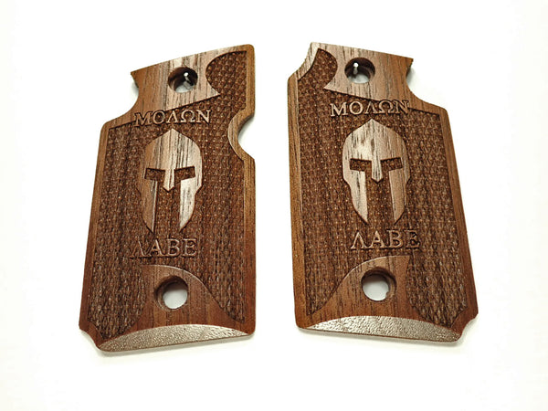 --Walnut Molon Labe Spartan Sig Sauer P938 Grips