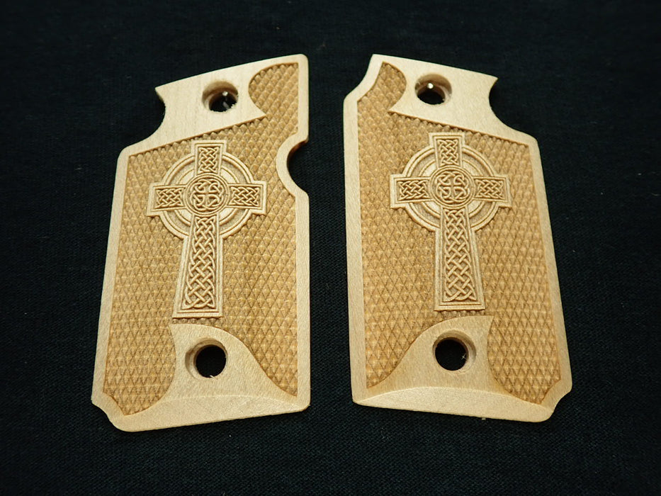 Maple Celtic Cross #1 Sig Sauer P938 Grips