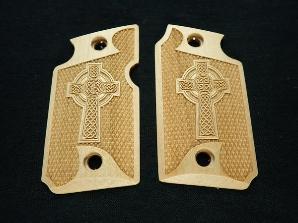 Maple Celtic Cross #1 Sig Sauer P938 Grips
