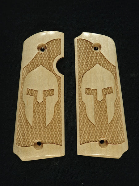 --Maple Spartan Rock Island 380 1911 Grips