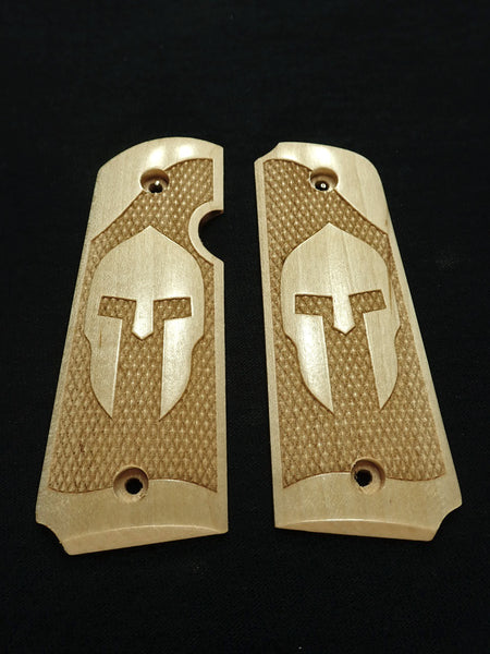 --Maple Spartan Rock Island 380 1911 Grips