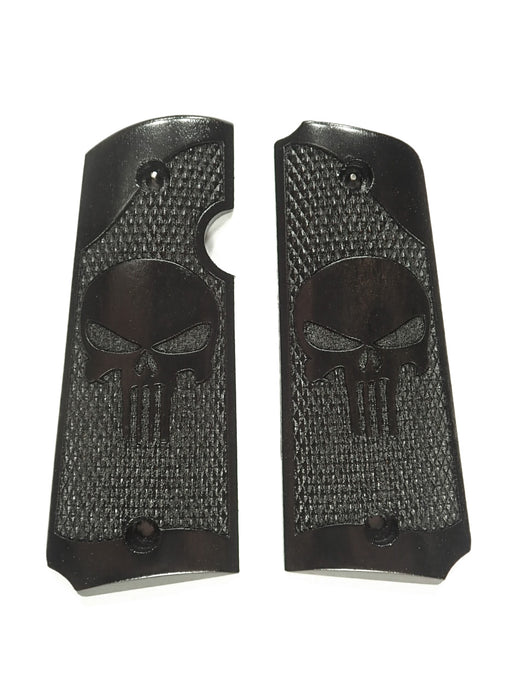 Ebony Punisher #2 Rock Island 380 1911 Grips