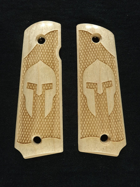 --Maple Spartan Grips Compatible/Replacement for Browning 1911-22 1911-380 Grips