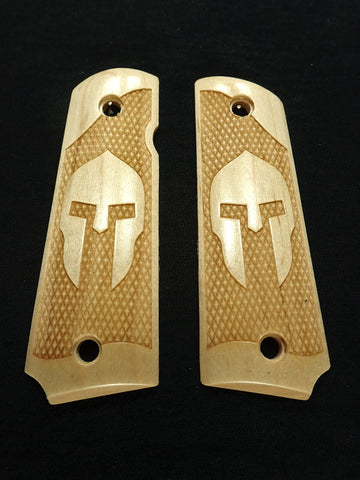 --Maple Spartan Grips Compatible/Replacement for Browning 1911-22 1911-380 Grips