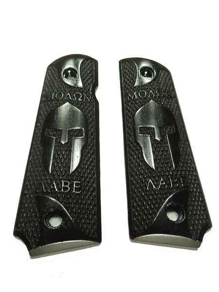 --Ebony Molon Labe Spartan Grips Compatible/Replacement for Browning 1911-22 1911-380 Grips