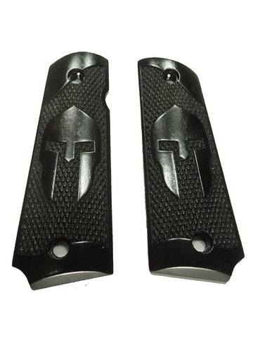 Ebony Spartan Grips Compatible/Replacement for Browning 1911-22 1911-380
