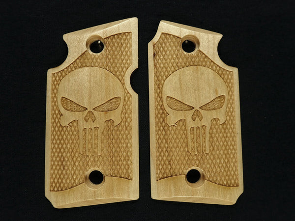 --Maple Punisher Sig Sauer P938 Grips #2