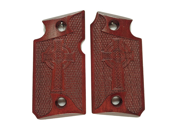 Rosewood Celtic Cross Sig Sauer P938 Grips