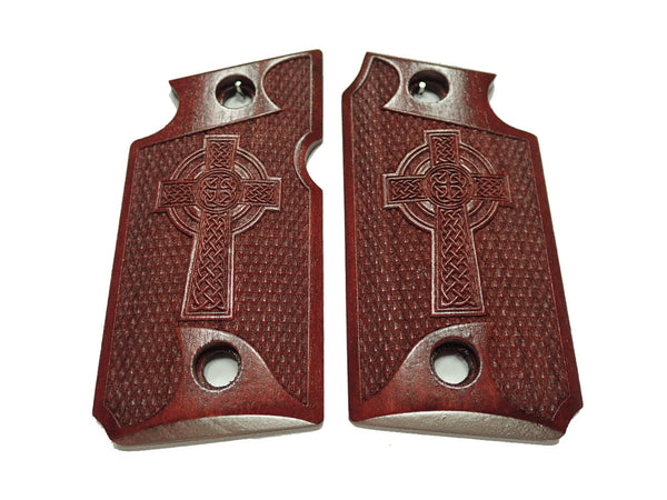 Rosewood Celtic Cross Sig Sauer P938 Grips