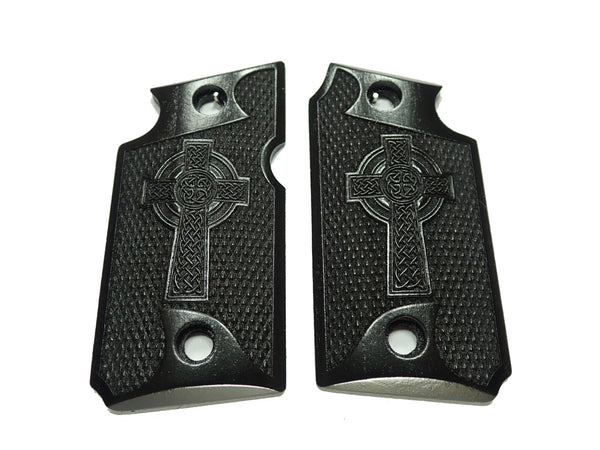 Ebony Celtic Cross Sig Sauer P938 Grips