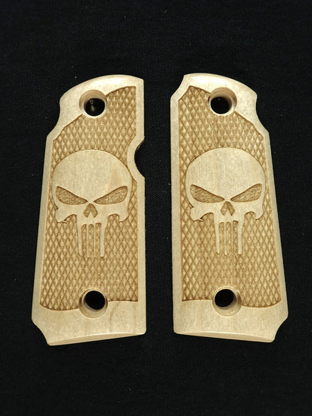 --Maple Punisher Kimber Micro 380 Grips #2