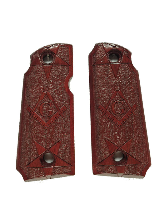Rosewood Masonic Kimber Micro 380 Grips X