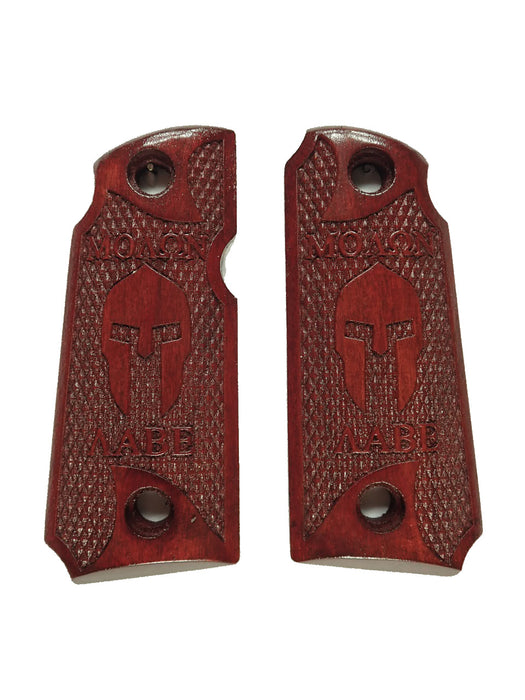 Rosewood Molon Labe Spartan #1 Kimber Micro 380 Grips X