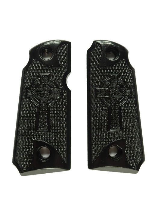 Ebony Celtic Cross #1 Kimber Micro 380 Grips X