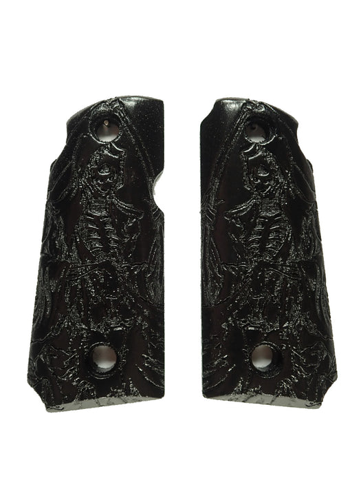 Ebony Grim Reaper Kimber Micro 380 Grips X