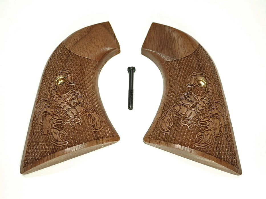 Walnut Scorpion Ruger New Vaquero Grips X
