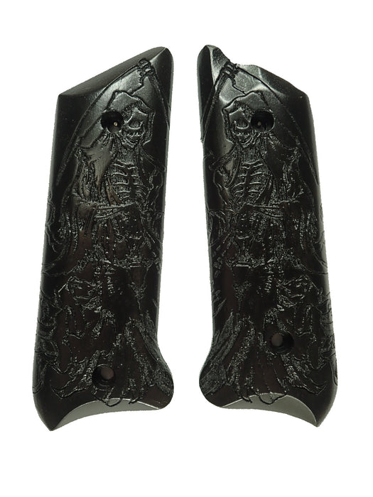 Ebony Grim Reaper Ruger Mark II/III Grips X
