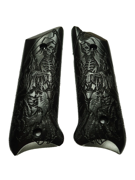 Ebony Grim Reaper Ruger Mark II/III Grips X