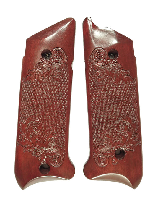 Rosewood Floral Checkered Ruger Mark IV Grips X