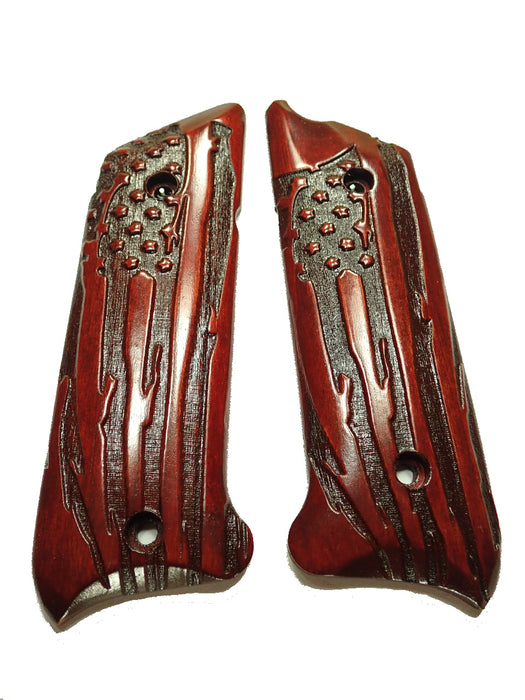 Rosewood American Flag Ruger Mark IV Grips X