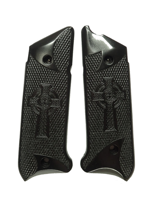 Ebony Celtic Cross #1 Ruger Mark IV Grips X