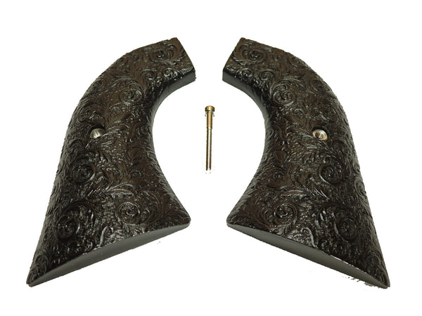 Ebony Floral Scroll Ruger Super Blackhawk Grips X