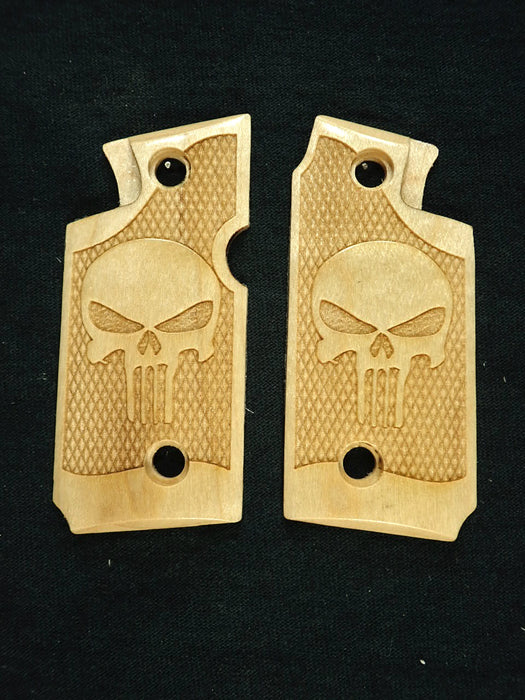 Maple Punisher #2 Springfield Armory 911 .380 Grips X