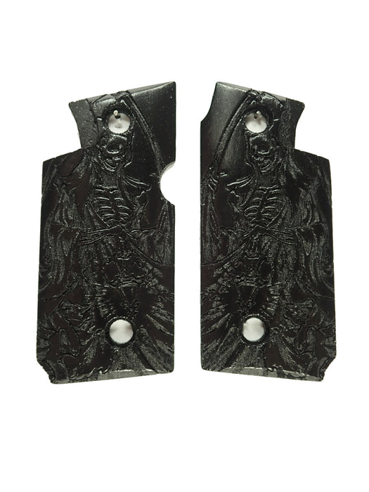 Ebony Grim Reaper Springfield Armory 911 .380 Grips X
