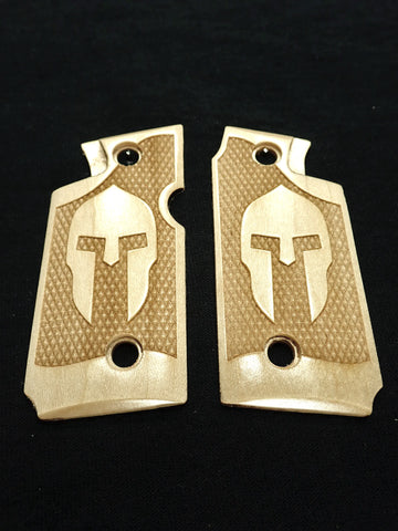 --Maple Spartan Springfield Armory 911 9mm Grips