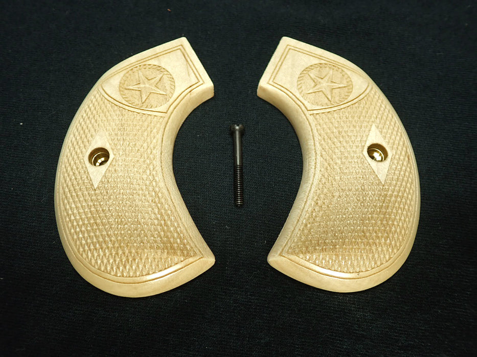 Maple Texas Star Ruger Vaquero Birdshead Grips X