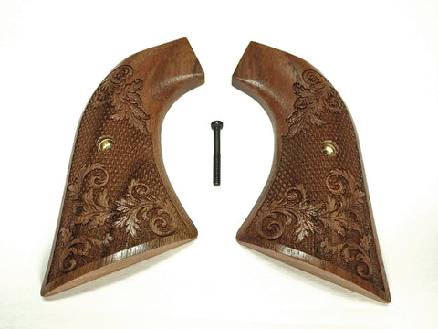 Walnut Floral Checkered Ruger Super Blackhawk Grips X